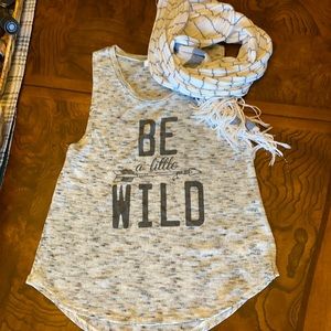 Grey Merle Sleeveless top by Wound Up